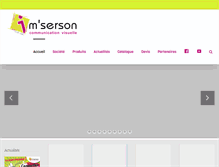 Tablet Screenshot of imserson.fr